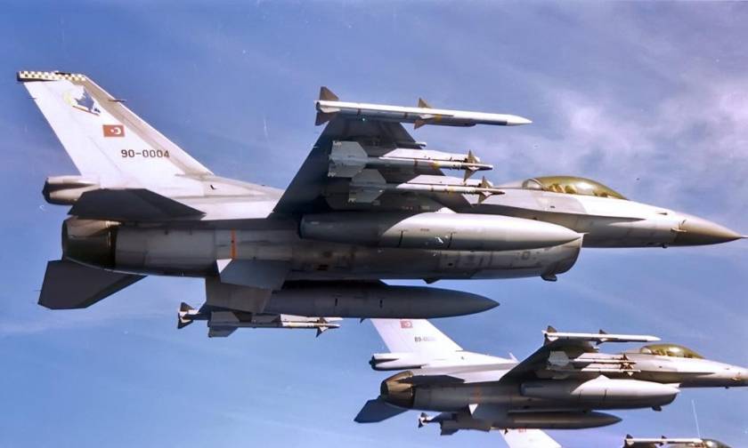 Απαράδεκτη πρόκληση: Τουρκικά F-16 πέταξαν πάνω από τη Λευκωσία