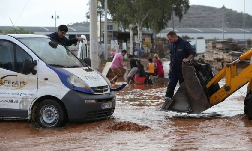 Πλημμύρες στη δυτική Αττική: Ξεκινά την Πέμπτη (16/11) η καταγραφή των ζημιών