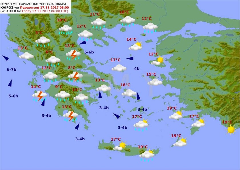Καιρός ΤΩΡΑ: Στο έλεος του κυκλώνα «Ζήνων» η Ελλάδα - Ποιες περιοχές θα πλήξει ο Medicane (pics)