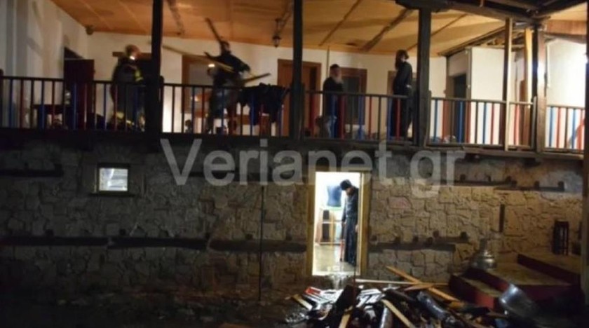 Μοναχός τραυματίστηκε από πτώση βράχου σε Μονή στην Βέροια (pic)