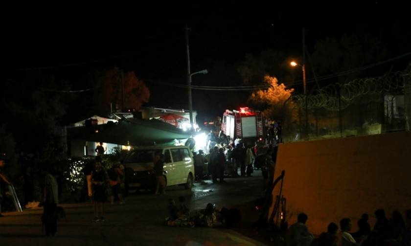 Clashes at migrant reception centre on Mytilene