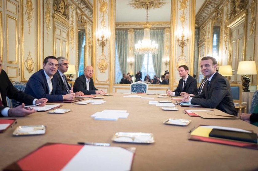 Συνάντηση Τσίπρα-Μακρόν στο Παρίσι (pics)