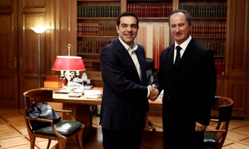 Συνάντηση Τσίπρα με τον υποψήφιο για την Προεδρία της Κύπρου Σταύρο Μαλά