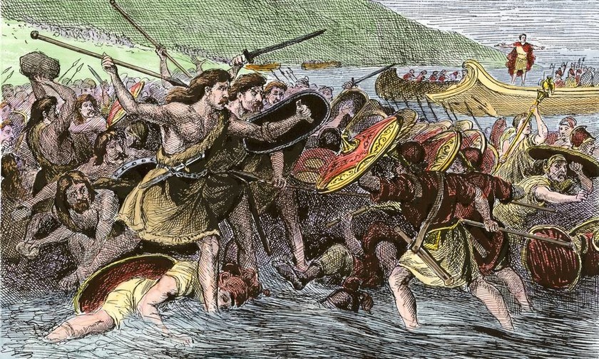 Στο φως για πρώτη φορά στην ιστορία τεκμήριο της εισβολής του Ιουλίου Καίσαρα στη Μεγάλη Βρετανία 