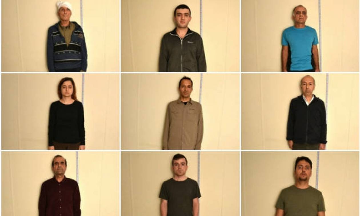 Αυτοί είναι οι εννέα Τούρκοι που συνελήφθησαν για τρομοκρατία σε Νέο Κόσμο και Καλλιθέα