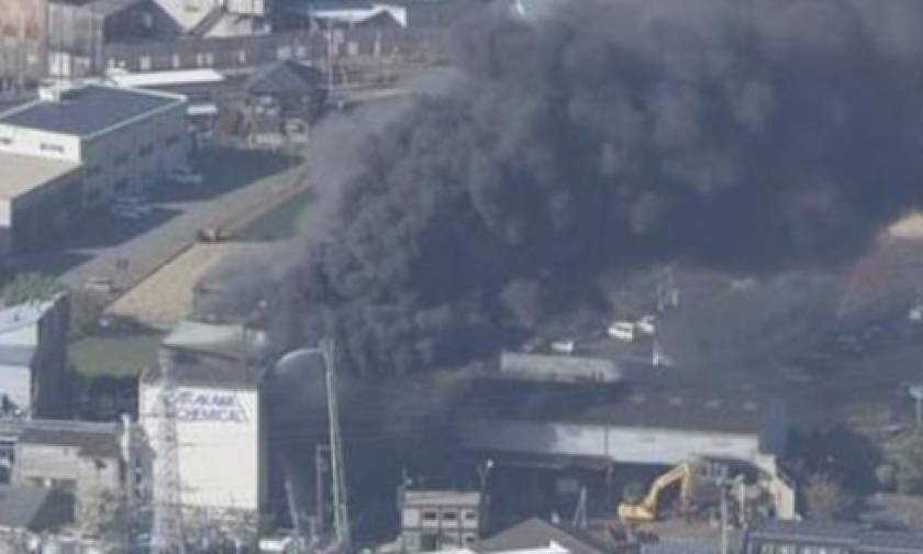 Έκρηξη σε εργοστάσιο με χημικά στην Ιαπωνία - Δεκάδες οι τραυματίες