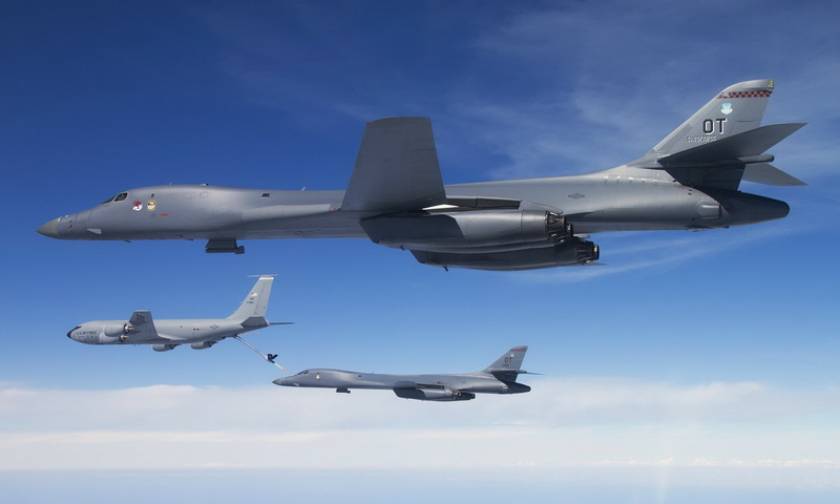 Επίδειξη δύναμης από ΗΠΑ - Βομβαρδιστικά B-1B θα πετάξουν πάνω από τη χερσόνησο της Κορέας