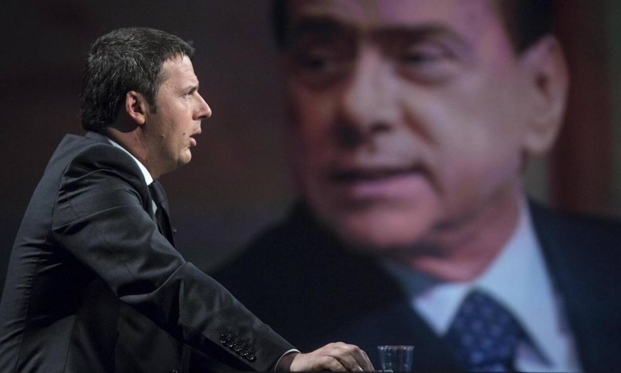 Ιταλία: «Ξεσπάθωσε» ο Ματέο Ρέντσι κατά του Σίλβιο Μπερλουσκόνι