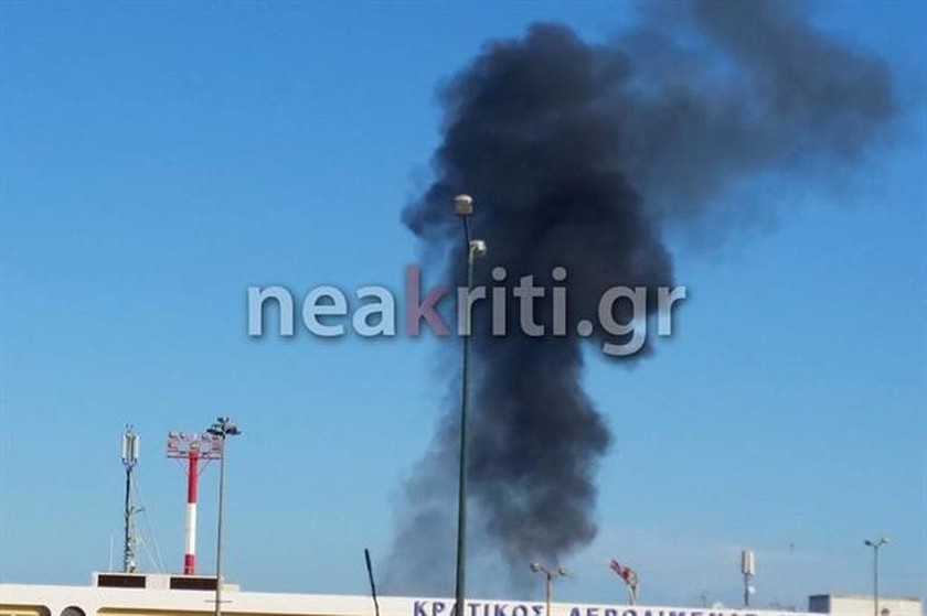 Κρήτη: «Συναγερμός» στο αεροδρόμιο Ηρακλείου εξαιτίας... διαρροής (pics)