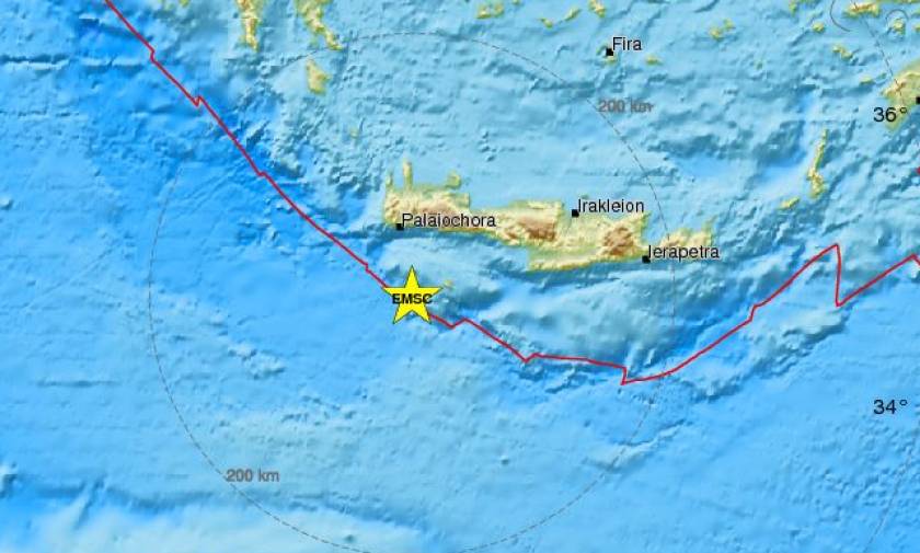 Σεισμός ΤΩΡΑ: «Ταρακουνήθηκε» η Κρήτη