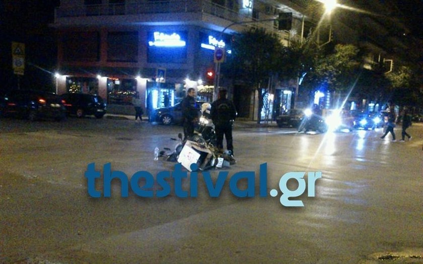 Τροχαίο με έναν τραυματία στην ανατολική Θεσσαλονίκη (pic)