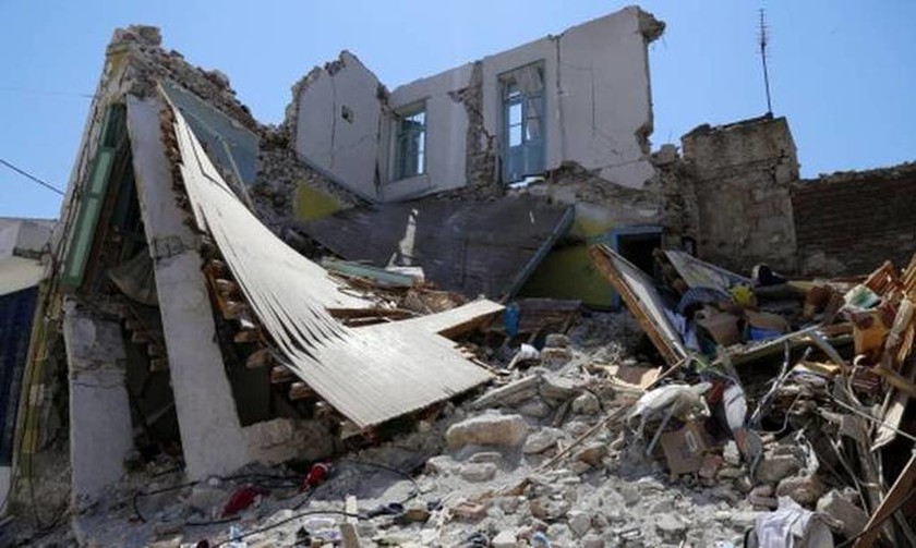 Φονικός σεισμός στη Μυτιλήνη