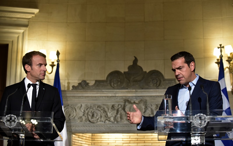 makron tsipras