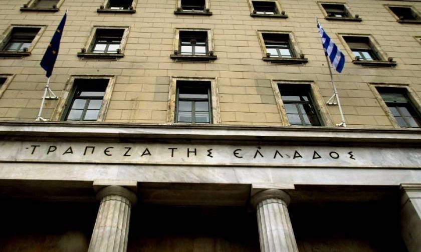 Λιγότερο αισιόδοξη για την ανάκαμψη της ελληνικής οικονομίας η Τράπεζα της Ελλάδος