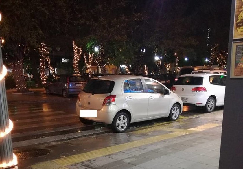Χανιά: Η απίστευτη ατάκα γυναίκας οδηγού που πάρκαρε παράνομα το όχημά της