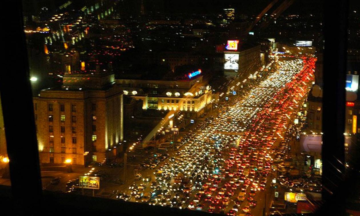 Ρωσία: Χάος στους δρόμους της Μόσχας - Τεράστιες ουρές αυτοκινήτων και μποτιλιάρισμα