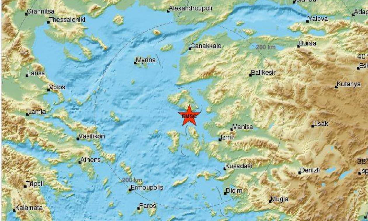 Σεισμός ΤΩΡΑ: Ταρακουνήθηκε η Μυτιλήνη
