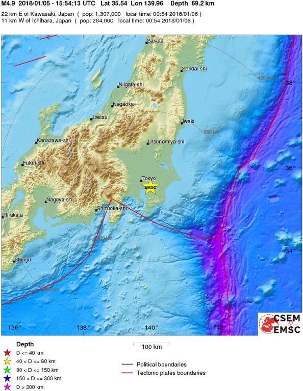 Ισχυρός σεισμός ΤΩΡΑ στην Ιαπωνία  