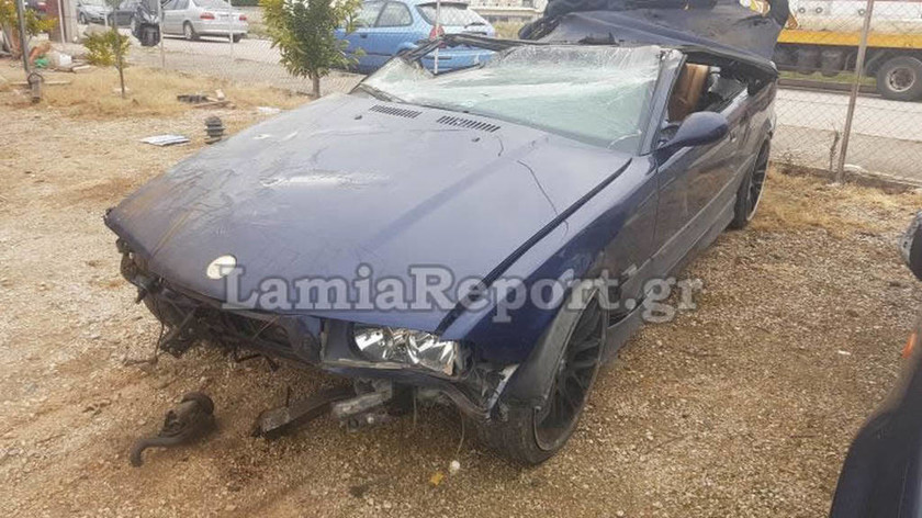 Σοκαριστικό τροχαίο έξω από τη Λαμία – Τραυματίστηκαν δύο νεαροί (ΠΡΟΣΟΧΗ – ΣΚΛΗΡΕΣ ΕΙΚΟΝΕΣ)