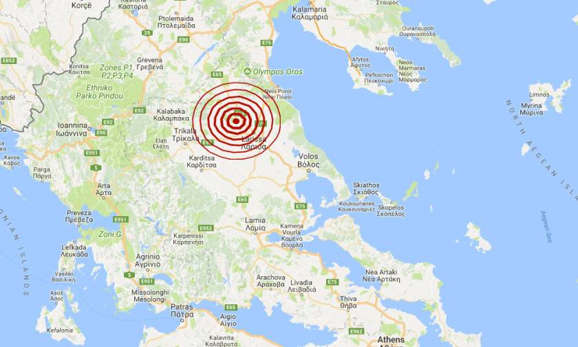 Σεισμός κοντά στη Λάρισα (pics)