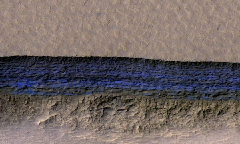 Σπουδαία ανακάλυψη: Εντόπισαν αποθέματα παγωμένου νερού κάτω από την επιφάνεια του Άρη