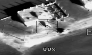 «Φωτιά» από ψηλά: Συγκλονιστικό βίντεο της επίθεσης των Ρώσων κατά των «σαμποτέρ με τα drones»