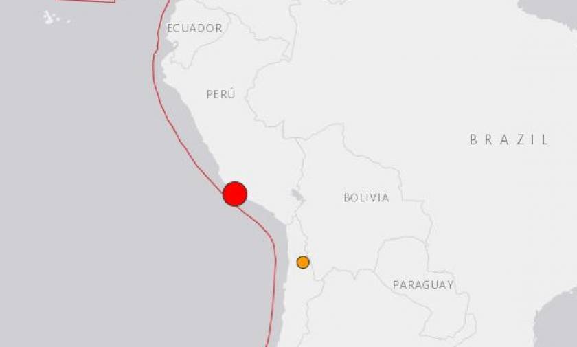 Ισχυρή σεισμική δόνηση ταρακούνησε το Περού - Συναγερμός για τσουνάμι