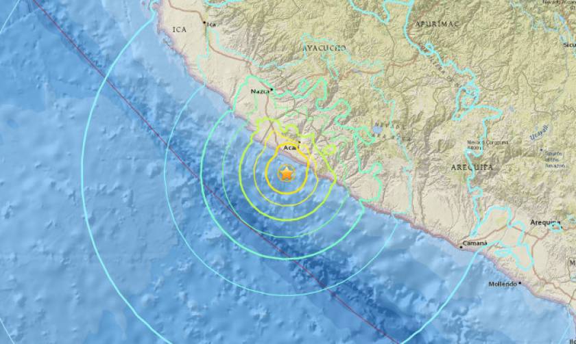 Περού: Τραυματίες και υλικές ζημιές από τον σεισμό 7,1 Ρίχτερ (vid)