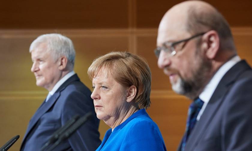 Μέρκελ: Μη διαπραγματεύσιμα τα βασικά σημεία της συμφωνίας με τους Σοσιαλδημοκράτες