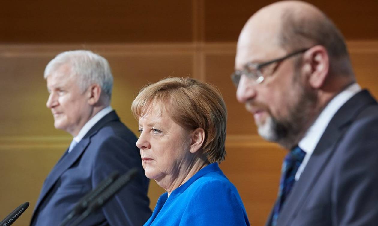 Μέρκελ: Μη διαπραγματεύσιμα τα βασικά σημεία της συμφωνίας με τους Σοσιαλδημοκράτες