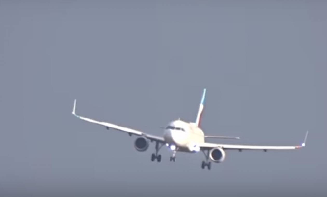Βίντεο που κόβει την ανάσα: Προσγειώσεις τρόμου στο Ντίσελντορφ λόγω «Φρειδερίκης»