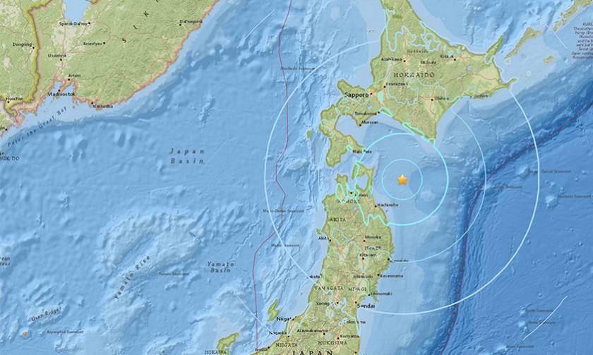 Ισχυρός σεισμός 6,4 Ρίχτερ συγκλόνισε την Ιαπωνία