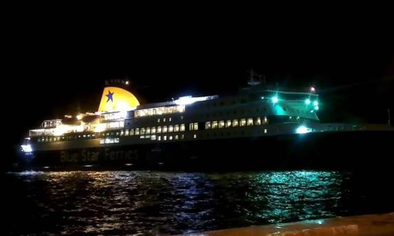ΤΩΡΑ: Καταμέτρηση των επιβατών στο Blue Star Naxos