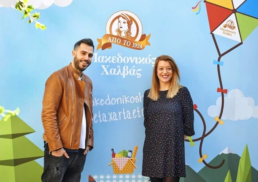Γιάννης Τσούλης, Σεφ και Λήδα Παπάζογλου-Βατσάκη, Marketing Manager «Μακεδονικός Χαλβάς