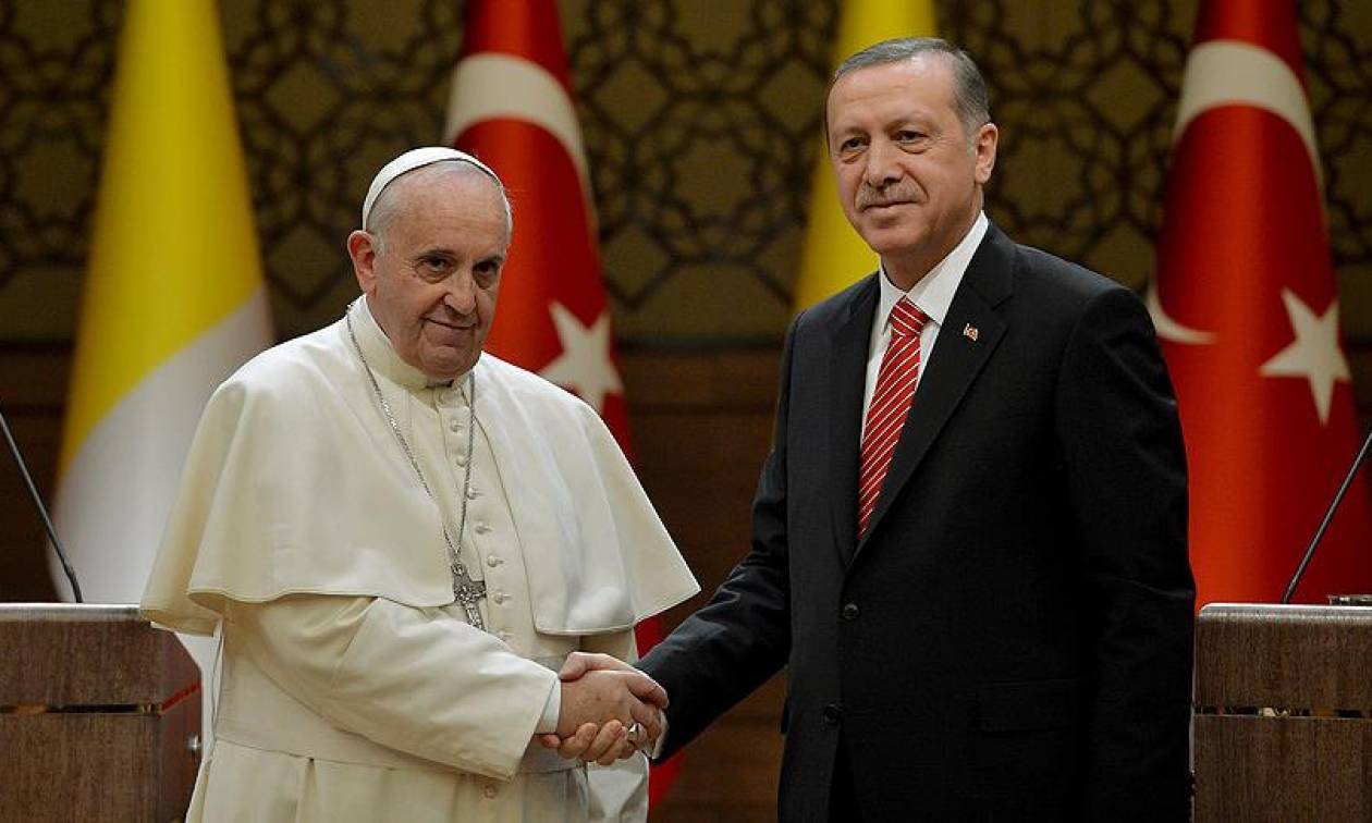 Στο Βατικανό ο Ερντογάν: Η πρώτη επίσκεψη Τούρκου προέδρου στην Αγία Έδρα έπειτα από 59 χρόνια