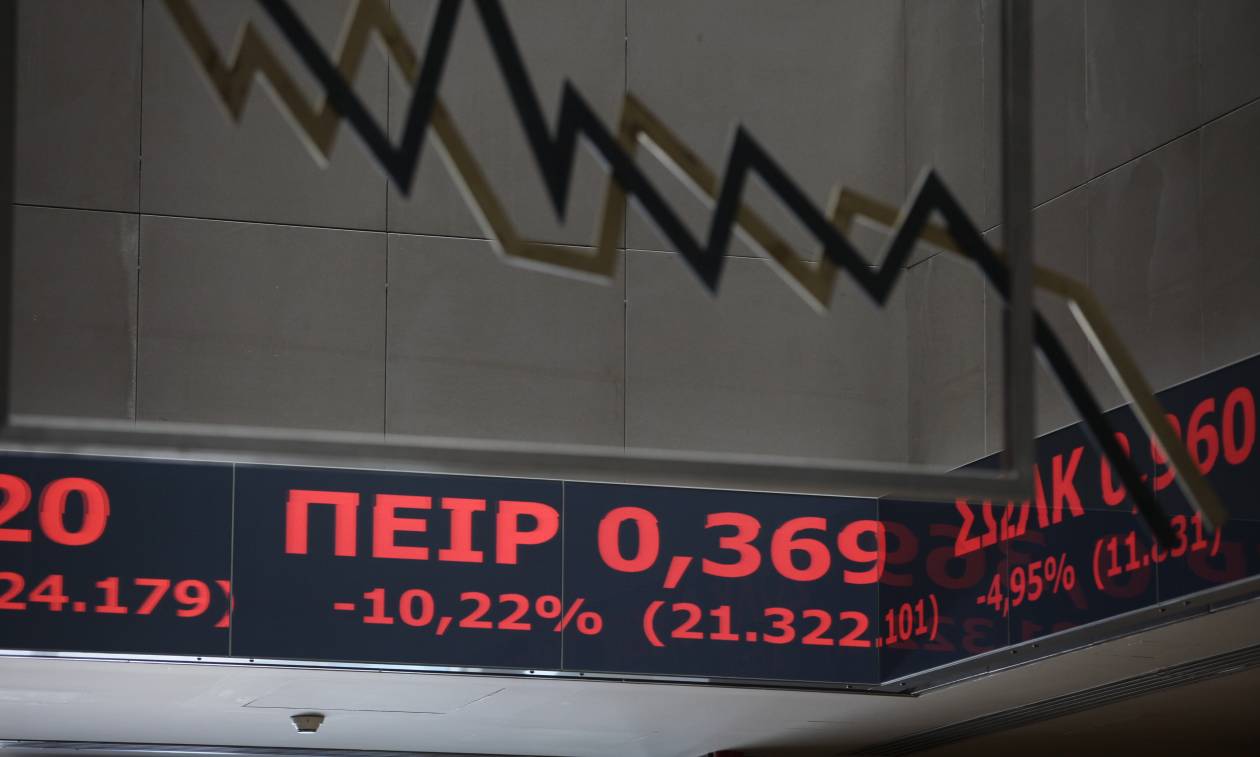 Nευρικότητα στα χρηματιστήρια: Στο «κόκκινο» η Αθήνα, μικρή ανάκαμψη στη Wall Street