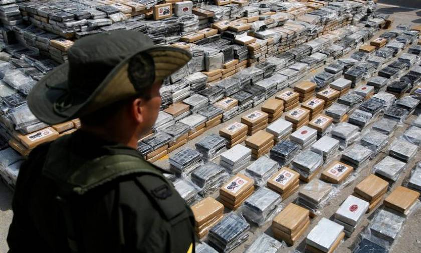 Κολομβία: Τρεις τόνοι κοκαΐνης κατασχέθηκαν σε διεθνή επιχείρηση