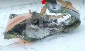 Αεροπορική τραγωδία στη Μόσχα: Βίντεο - σοκ από το σημείο της συντριβής