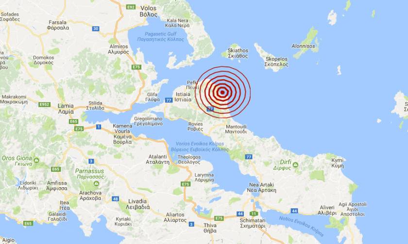 Σεισμός στη Βόρεια Εύβοια (pics)