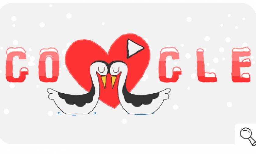 Χειμερινοί Ολυμπιακοί Αγώνες 2018: To doodle της Google για την ημέρα του Αγίου Βαλεντίνου