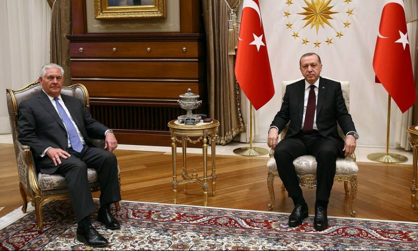 Τουρκία: Συνάντηση Τίλερσον με Ερντογάν - Τι συζήτησαν