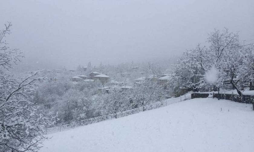 Καιρός: Η εικόνα από την Ελλάδα που κάνει θραύση στο Διαδίκτυο – Δείτε μέχρι πού φτάνει το χιόνι
