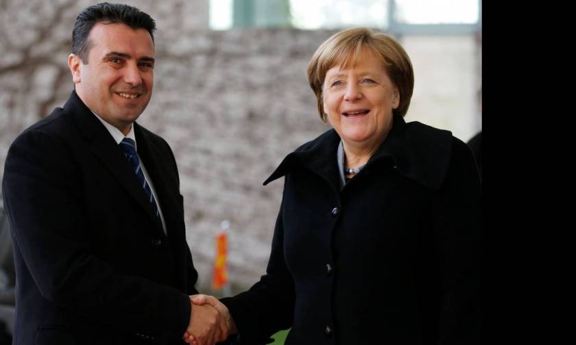 Η «φίλη» μας η Μέρκελ καλωσόρισε τον «Μακεδόνα» πρωθυπουργό