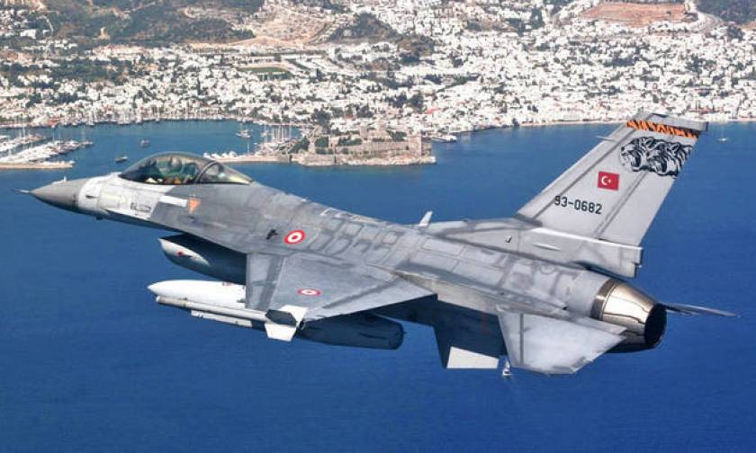 Turkish military aircrafts violate Athens FIR on Wednesday (21/02/2018)
