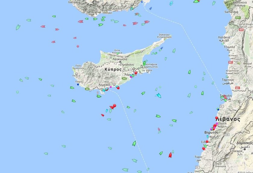Κυπριακή ΑΟΖ τώρα: Προς Βηρυτό κατευθύνεται το ιταλικό γεωτρύπανο - Δείτε τους χάρτες 