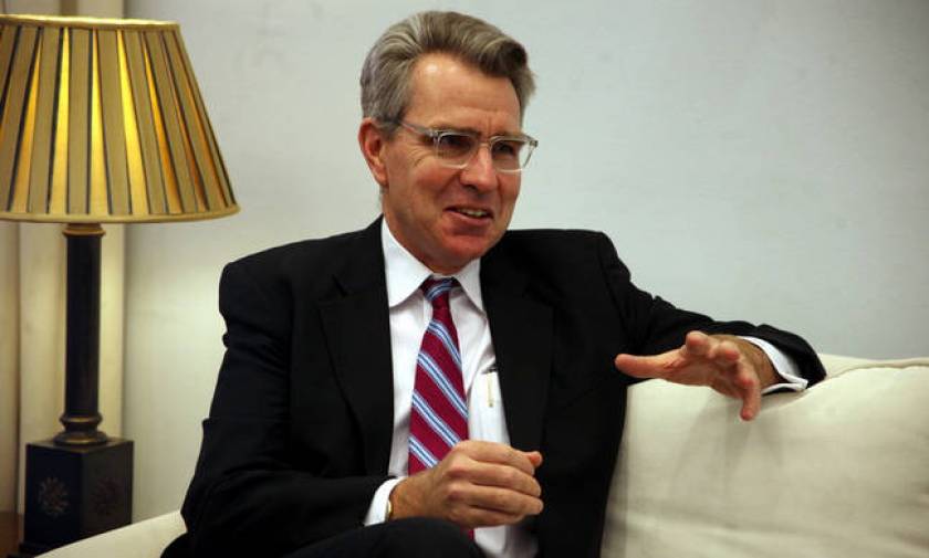 Pyatt expresses concern over the deployment of Turkish forces to harass Cyprus' gas exploration