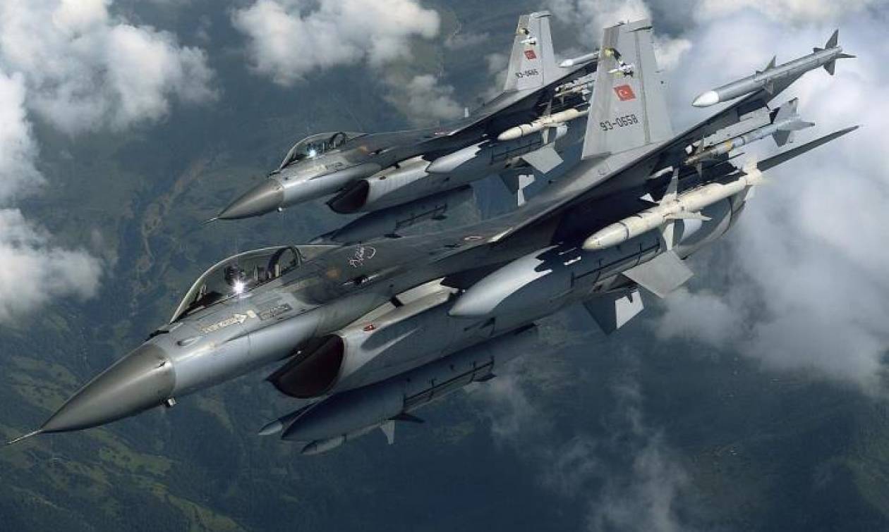 Νέα πρόκληση: Τουρκικά F-16 έκαναν το γύρο της Κύπρου