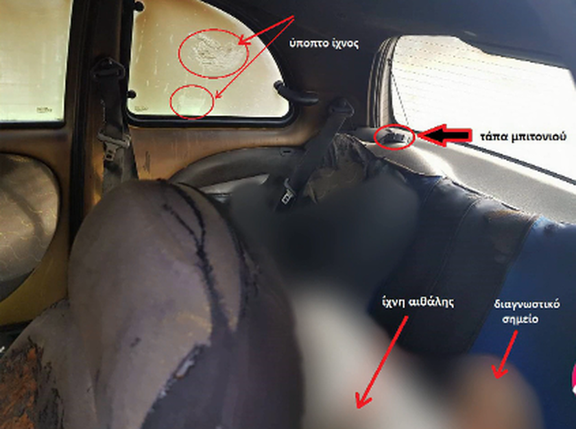 Φωτογραφίες που σοκάρουν: Η Ειρήνη Λαγούδη νεκρή μέσα στο αυτοκίνητό της