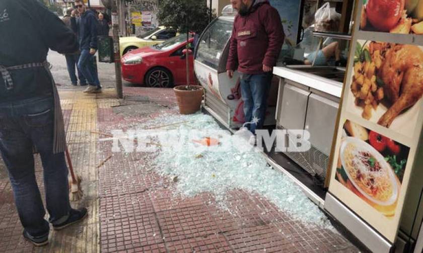 More shops targeted in vandalism spree in central Athens