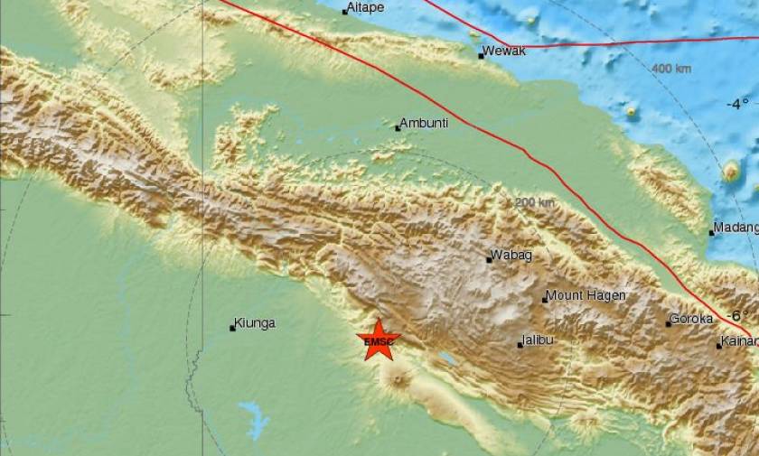Νέος ισχυρός σεισμός 6 Ρίχτερ συγκλόνισε την Παπούα Νέα Γουινέα με λίγες μόλις ώρες διαφορά